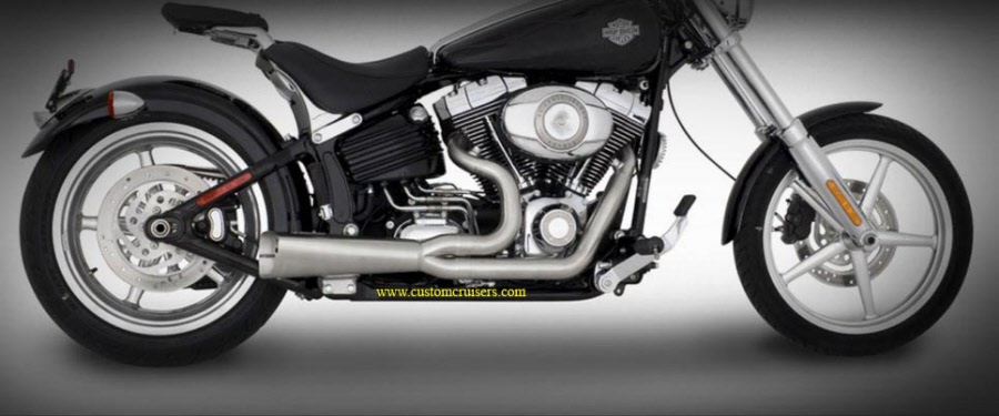  Vance  and Hines  Competition Series Exhaust  2 into 1 Harley  